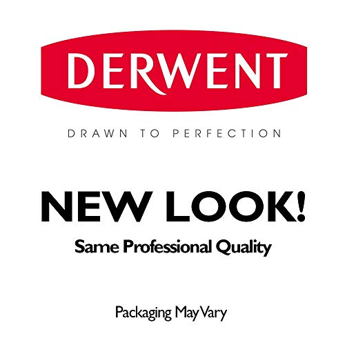 Derwent Tinted Charcoal Pencils, 4mm Core, Metal Tin,(2301691) (Pack of 72) - size: 1 Count (Pack of 72)