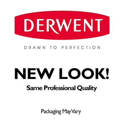 Derwent Tinted Charcoal Pencils, 4mm Core, Metal Tin,(2301691) (Pack of 72) - size: 1 Count (Pack of 72)