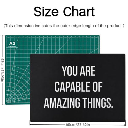 23" x 17" Self Healing PVC Cutting Mat, A2-Black or Green - color: A2-Black or Green