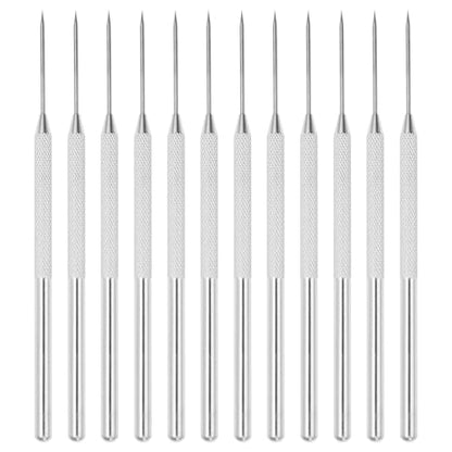 suiwotin 12pcs Pottery Needle Tool Set, Detail Tools for Precision Carving