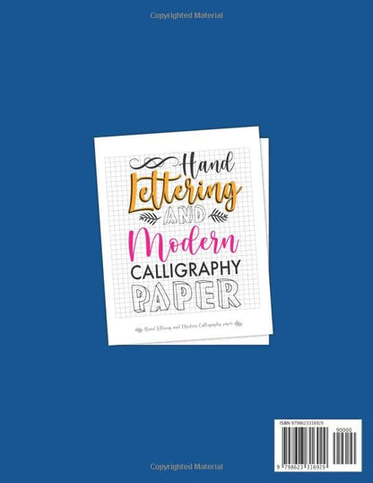 Hand Lettering and Modern Calligraphy Paper: Practice book ( grid sheets ) for hand lettering