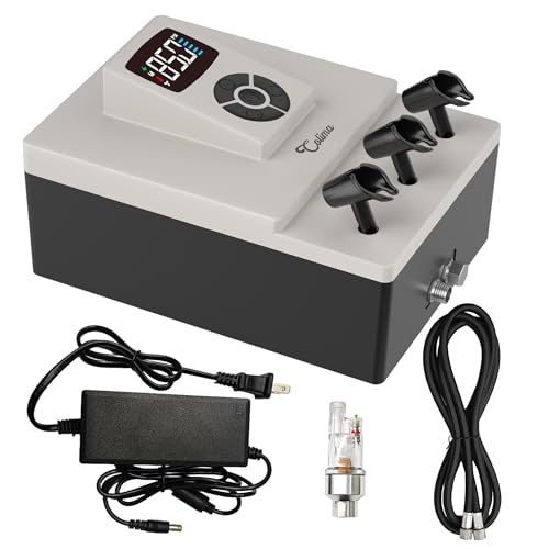 Colima Professional Airbrush Compressor, 85 PSI Precision Pressure Control | Ultra-Quiet, High-Performance Air Compressor with Precision Pressure Control – Ideal for High-End Airbrushes - color: 85psi Airbrush Compressor