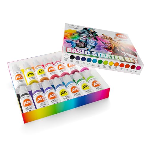 AK Interactive 3G Acrylics Basic Starter Set - AK11775