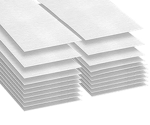 Printable Inkjet Primed Gessoed 8.5" x 11" Canvas Paper Sheets (20 Sheets) - size: 20 sheets