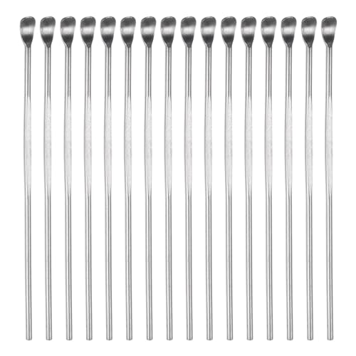 HARFINGTON 50 Pcs Wax Carving Tool 3" Easy to Hold and Engrave Stainless Steel Wax & Clay Sculpting Accessories Spoon Ear Removal Tool for Wax Molding Shaping Making