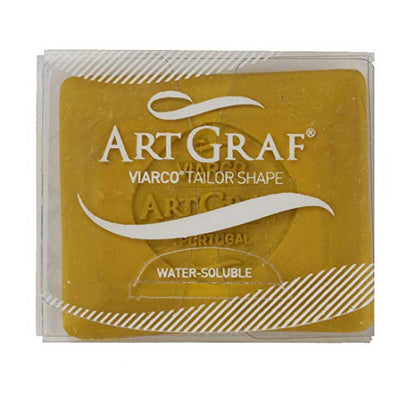 Art Graf Water-Soluble Tailors Chalk Square Disc, Yellow - color: Yellow