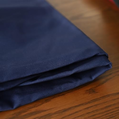 Simple&opulence Canvas Fabric by the Yard, 59'' Wide, Premium Natural Cotton Duck Canvas Fabric for Crafts, Upholstery, Home Decor Sewing DIY Cloth (Dark Blue,1 Yard) - color: Dark Blue, size: 1 Yard (36"x59")