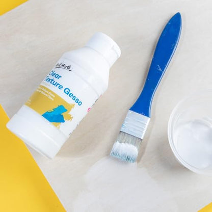 Mont Marte Premium Clear Texture Gesso Acrylic Medium 8.45oz (250ml) - size: 8.45 Fl Oz (Pack of 1)