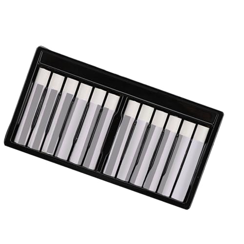 12Pcs White Oil Pastels, Single Colors Oil Paint Sticks Set, White Soft Oil Pastels, Fine Oil Pastel Set for Beginners, Indoor Activities, Painter, School Supplies