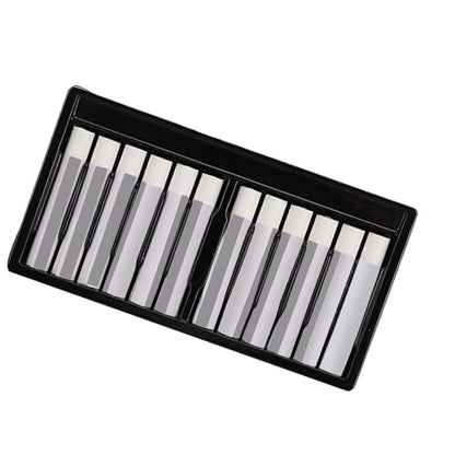 12Pcs White Oil Pastels, Single Colors Oil Paint Sticks Set, White Soft Oil Pastels, Fine Oil Pastel Set for Beginners, Indoor Activities, Painter, School Supplies