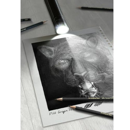 Faber-Castell Graphite Pencil Pitt Mat - 8pcs. and 9000 8pcs. in tin