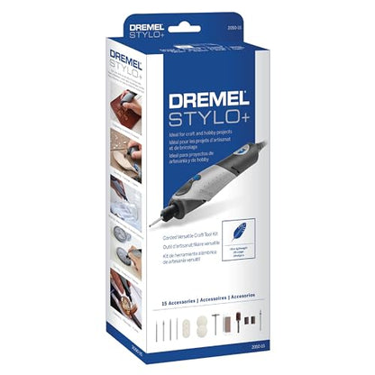 Dremel 2050-15 Stylo+ Rotary Tool | 5,000-22,000 RPM | Original Kit | For Craft Projects | Pack of 2 - size: 15-Piece Kit (Pack of 2)