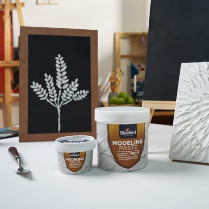 BLUEBIRD Modeling Paste 28.2Oz & Heavy Gesso Primer 28.2Oz Full Tub
