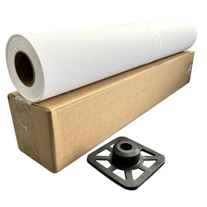 Polyester Inkjet Canvas 60"x40ft. Roll (10oz) Matte Finish for Inkjet Water-based Dye and Pigment Ink Jet Printers - size: 60"x40'