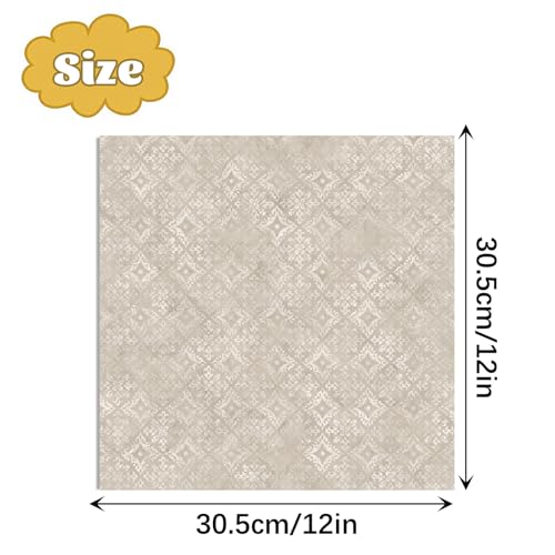 24 Sheets Scrapbook Paper 12×12 Double-Sided Pattern Paper (Damask Texture) | 24 Designs Vintage Background Decorative Craft Paper, Scrapbooking Supplies for Card Making DIY Album Junk Journal Decor - color: Damask Linen Texture