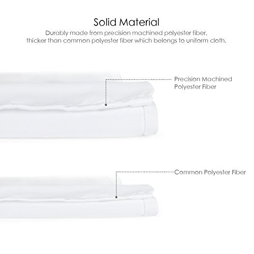 Syntus Apron for Men Women, Adjustable Cooking Kitchen Apron with 2 Pockets | Machine Washable, Firm Stitching, Stain Resistance, Long Tie Straps, 2 Pockets, Versatility, Unisex Use, Gift, BBQ - color: Basic White, style: 2 Polyester Blend