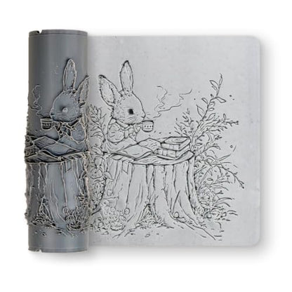 Bunny Clay Texture Roller 2" for Polymer Clay - color: Bunny Roller, size: 2 inch