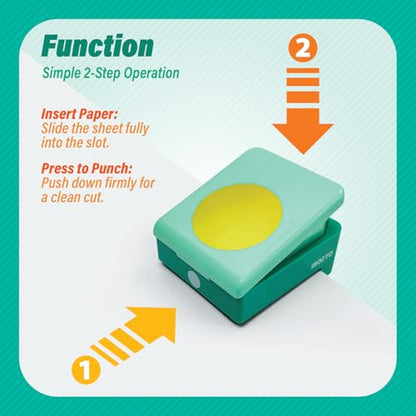 Creative Effort-Saving Kids' Educational Star - Shaped Paper Puncher - 1 inch, Kid-Safe for Art Projects & Home Decoration - size: NCP-21-five-pointed star