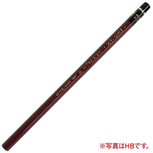 Uni Wooden Pencil, 5H, Box of 12 (HU5H) - style: 5H