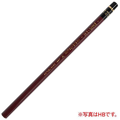 Uni Wooden Pencil, 5H, Box of 12 (HU5H) - style: 5H