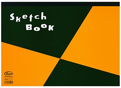 Maruman Zuan Sketch Pad, Horizontal B4, 10.12" x 14.33", 50 Pages | Sketchbook With Premium Acid-Free Drawing Paper, Glued Binding, Drawing Pad Made in Japan, Art Book For Sketching - size: B4, style: SKETCHPAD