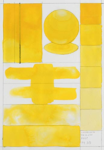 GOLDEN QoR Artist Watercolors, Cadmium Yellow Deep, 11 ml Tube, Professional Watercolor Paint, Semi-Transparent - color: Cadmium Yellow Deep
