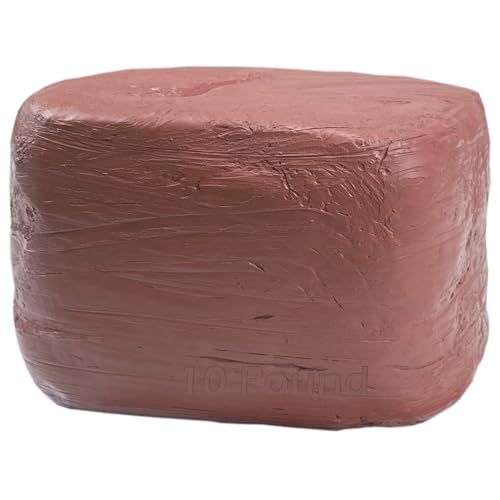 ReArt Natural Air-Dry Clay, for Sculpting, Wheel Throwing, Hand Building, All-Purpose Modeling Clay 10lbs for Sculpting (Terracotta 10LBs) - color: Terracotta 10LBs