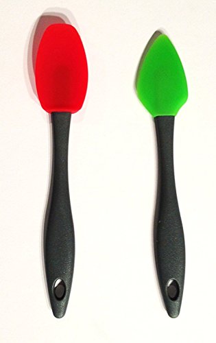 PrepSolutions Mini Silicone Spatulas – Set of 2, Flexible, Heat-Resistant, Ideal for Mixing & Scraping
