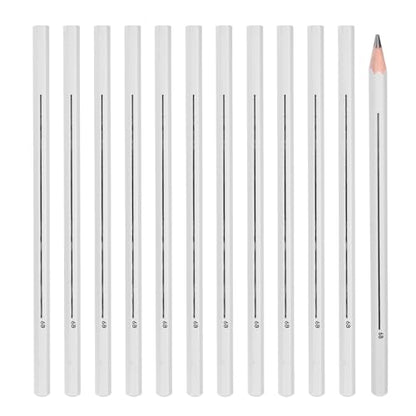 PATIKIL 6B Graphite Pencils for Drawing, 12Pcs Sketching Pencils Wood Supplies Set Break-Resistant Lead with Built-in Sharpening Area for Painting Sketching Artist Design - style: 6B