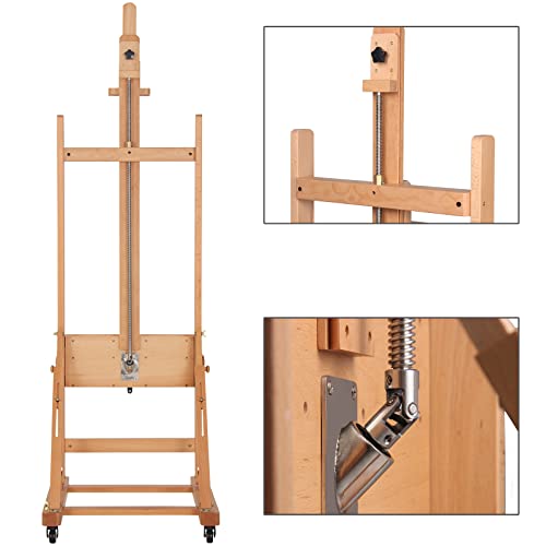 MEEDEN Extra-Large Art Painting Easels: Holds Canvas up to 83" Easel Stand - color: Natural