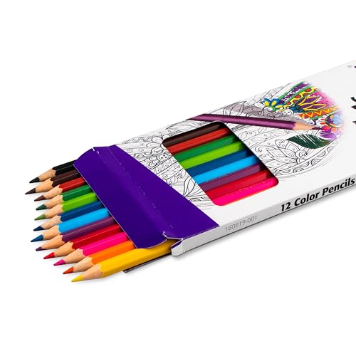Pentel Arts Colored Pencils, Assorted Colors, Set of 12 (CB8-12) - size: 12 Count (Pack of 1), style: Color Pencil