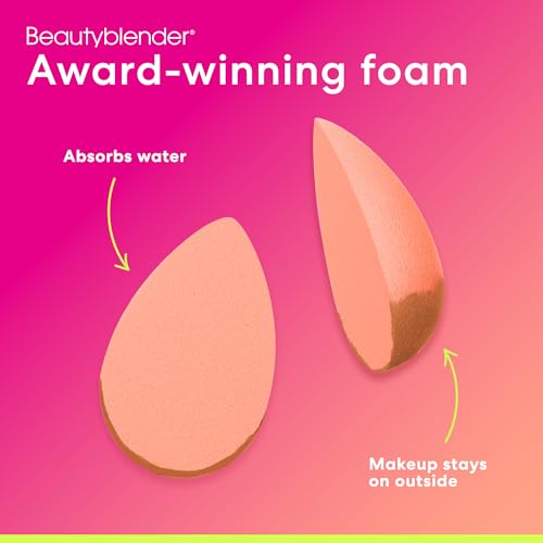 Beautyblender Orange Makeup Sponge | Super-Soft Blending Foam for Foundations, Powders & Creams | Reusable & Washable, Vegan & Cruelty-Free, Streak-Free Finish - color: Orange