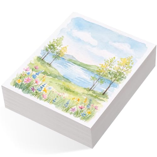 80 Sheets Large Watercolor Paper 11 x 14 Inch, White Water Color Paper - size: 11×14 inch