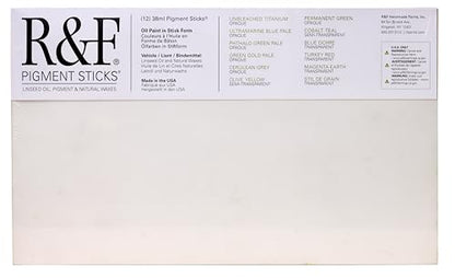 R&F Pigment Stick Painter's Dozen Set - color: Painters Dozen 2 Set, size: 38 ml (Pack of 12)