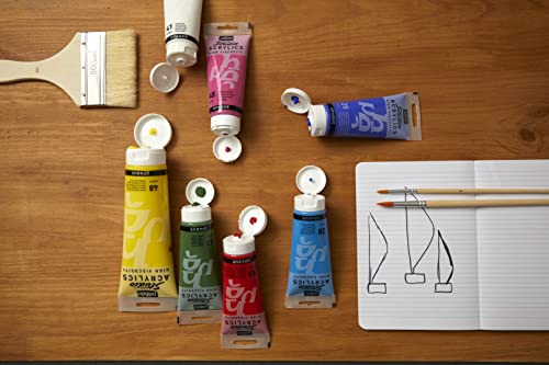 Pebeo 169-040 Studio Acrylics High Viscosity, Fine Acrylic, 250 ml - Payne's Grey - color: Payne's Grey, size: 8.45 Fl Oz (Pack of 1)