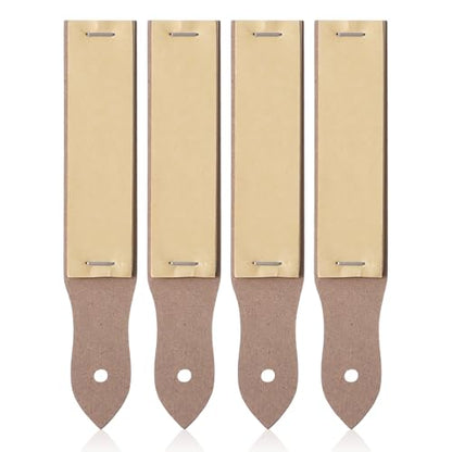 4 PCS Sandpaper Sharpener, 6.5 × 1.18 Inch Charcoal Pencil Sharpener Sketch Drawing Sandpaper Art Drawing Tool for Colored Pencil Pastel Sticks Sketching Artist Sketch Beginner