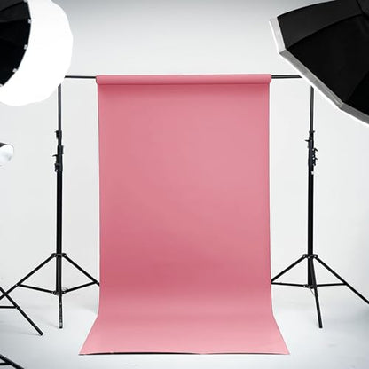 Kate Seamless Paper Backdrop for Photography Solid Pink Backdrop Paper (53''x16.4' Baby Pink) - color: Baby Pink, size: 53''x16.4'