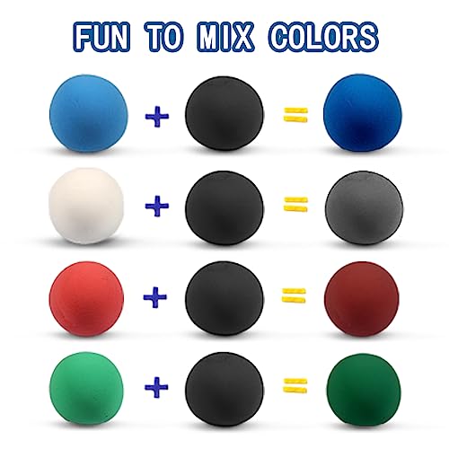 ifergoo 500g Black Air Dry Clay, 1.1LBS DIY Creative Modeling Clay for Kids | Refill Foam Magic Clay for School Art & Craft Project, Slime Supplies, Ultra-light & Soft, Gift for Age 3-12 Boys & Girls - color: Black/500g