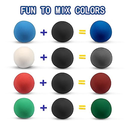 ifergoo 500g Black Air Dry Clay, 1.1LBS DIY Creative Modeling Clay for Kids | Refill Foam Magic Clay for School Art & Craft Project, Slime Supplies, Ultra-light & Soft, Gift for Age 3-12 Boys & Girls - color: Black/500g