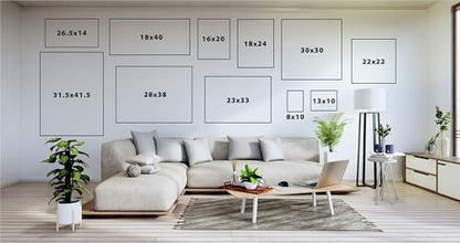 Kate and Laurel Sylvie Blank Framed Canvas Wall Art, 16x20 White Beaded, Modern Empty Canvas for Paint-Your-Own Art, Ready to Paint Premium Canvas Already Framed - color: Sylvie Beaded White