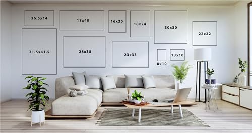 Kate and Laurel Sylvie Blank Framed Canvas Wall Art, 16x20 Gold, Modern Empty Canvas for Paint-Your-Own Art, Ready to Paint Premium Canvas Already Framed - color: Sylvie Dark Gold