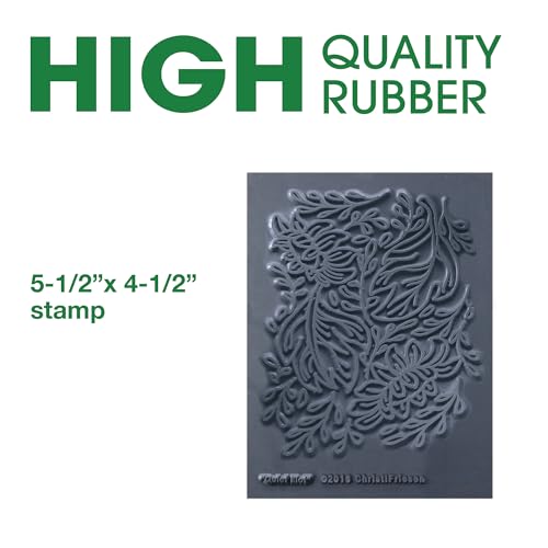 AVES Co Rubber Texture Clay Stamps, Make Impression w/Christi Friesen Stamp - style: Quiet Riot