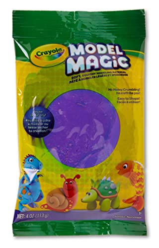 Crayola Model Magic Kit, Multicoloured, 22.86 x 13.97 x 2.03 cm, Purple - color: Purple
