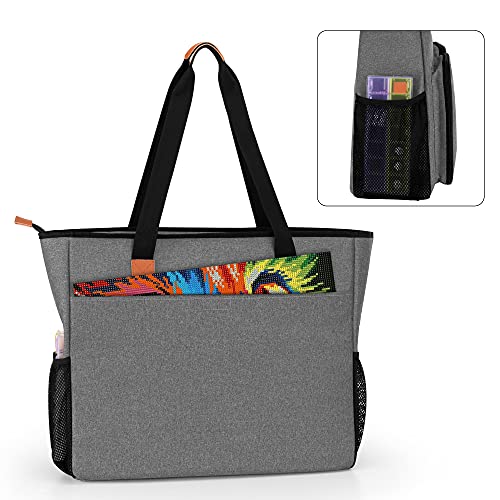 LUXJA Diamond Painting Carrying Case for A3 Light Pad, Gray - color: Gray