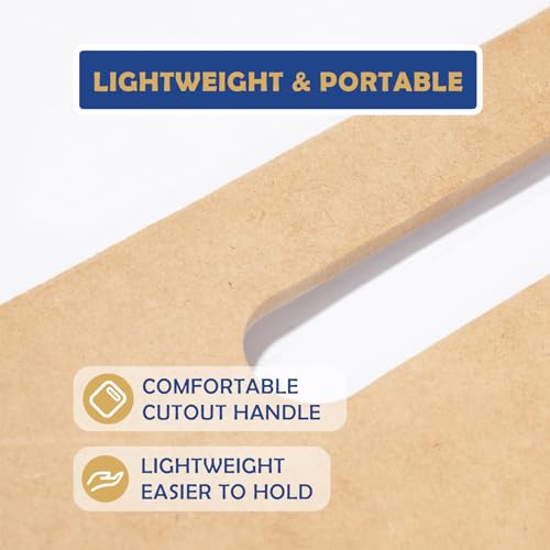 Falling in Art 19x25 Sketch Board with Sturdy Clip &Rubber Bands | Professional Art Drawing Board, Portable Artists Clipboard for Classroom, Studio Drawing, Outdoor Painting - size: 19X25"