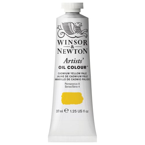 Winsor & Newton Artists' Oil Paint, 37ml Tube, Cadmium Yellow Pale - color: Cadmium Yellow Pale, style: 1.25-oz Tube