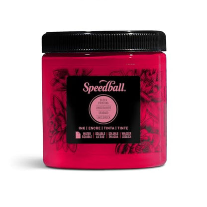 Speedball Water-Soluble Block Printing Ink, 8-Ounce Jar, Process Magenta - color: Process Magenta, size: 8 fl oz
