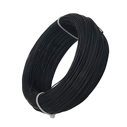INSPIRELLE 20 Gauge Black Aluminum Craft Wire Bendable Metal Wire | 550 Feet for Jewelry Craft Making - color: Black, size: 20 Guage (0.8mm)