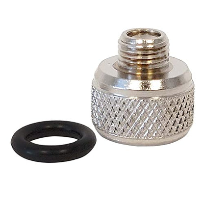 Paasche 10' Braided Air Hose w/Moisture Trap & 1/8" BSP Adapter (A-1/8-10MT-AD) - size: 10' Braided Air Hose