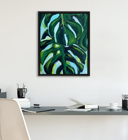 Kate and Laurel Sylvie Blank Framed Canvas Wall Art; 16x20 Black; Modern Empty Canvas for Paint-Your-Own Art; Ready to Paint Premium Canvas Already Framed - color: Sylvie Black
